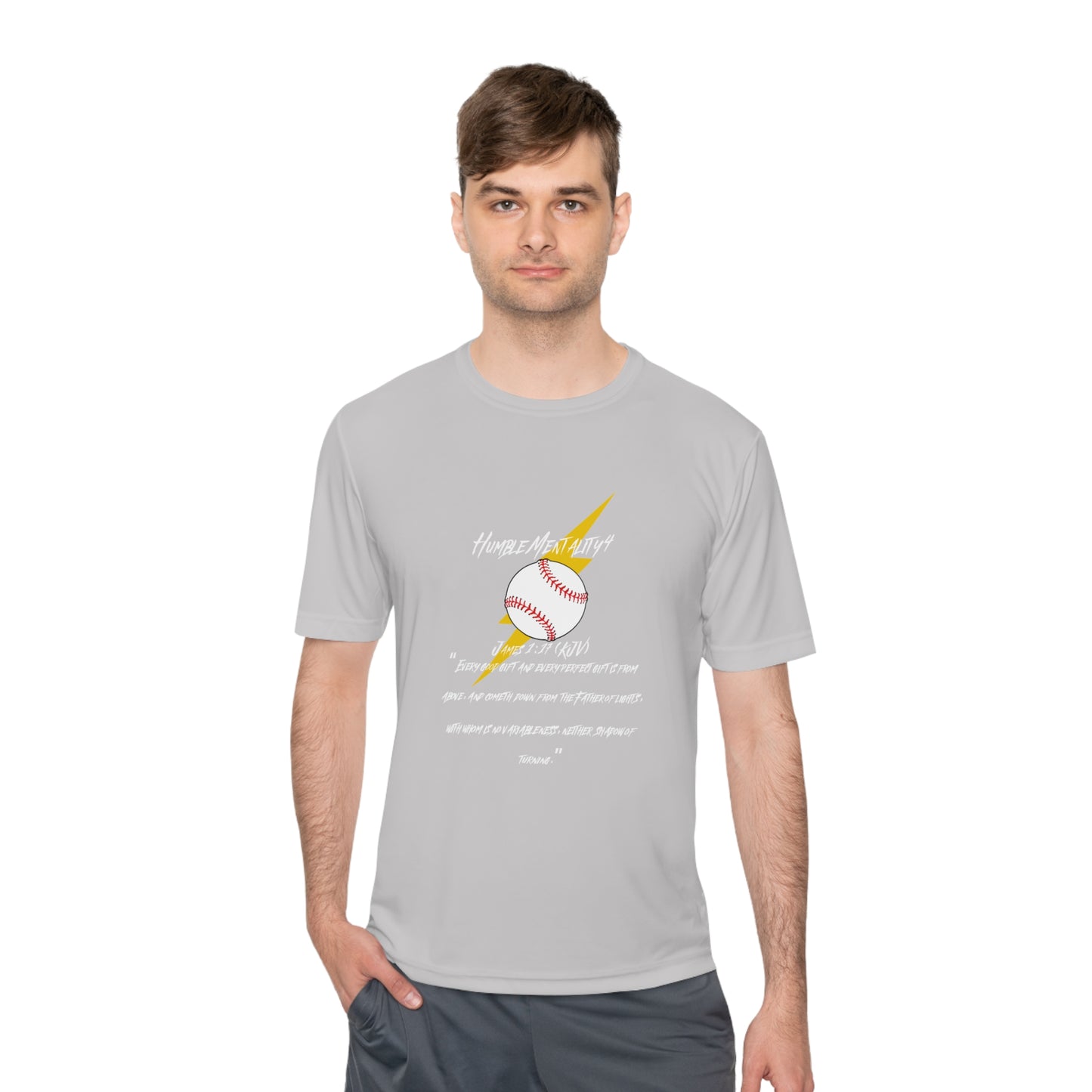 I love Baseball Moisture Wicking Tee