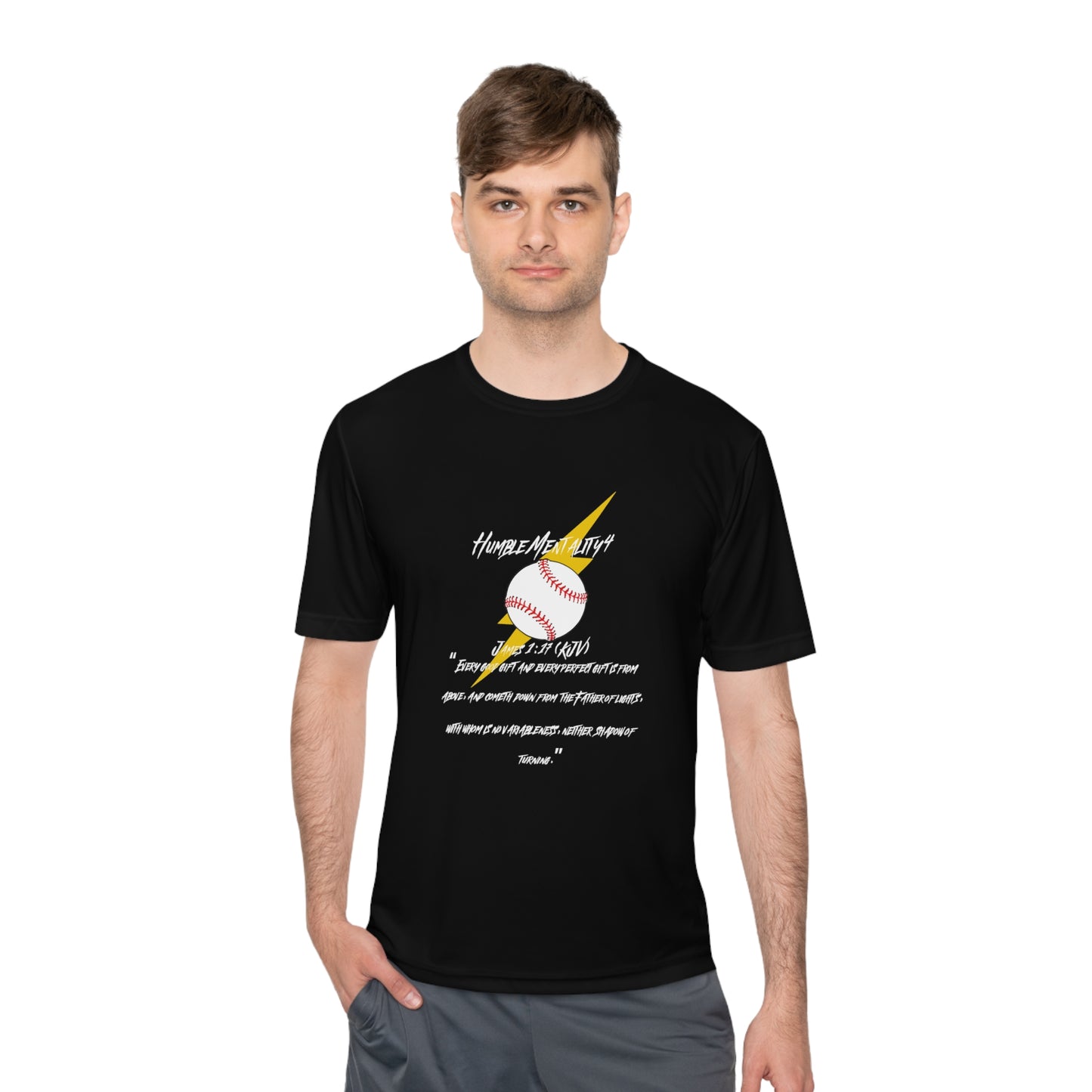 I love Baseball Moisture Wicking Tee