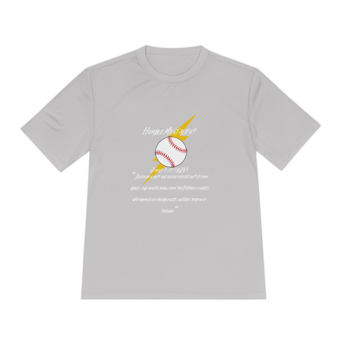 I love Baseball Moisture Wicking Tee